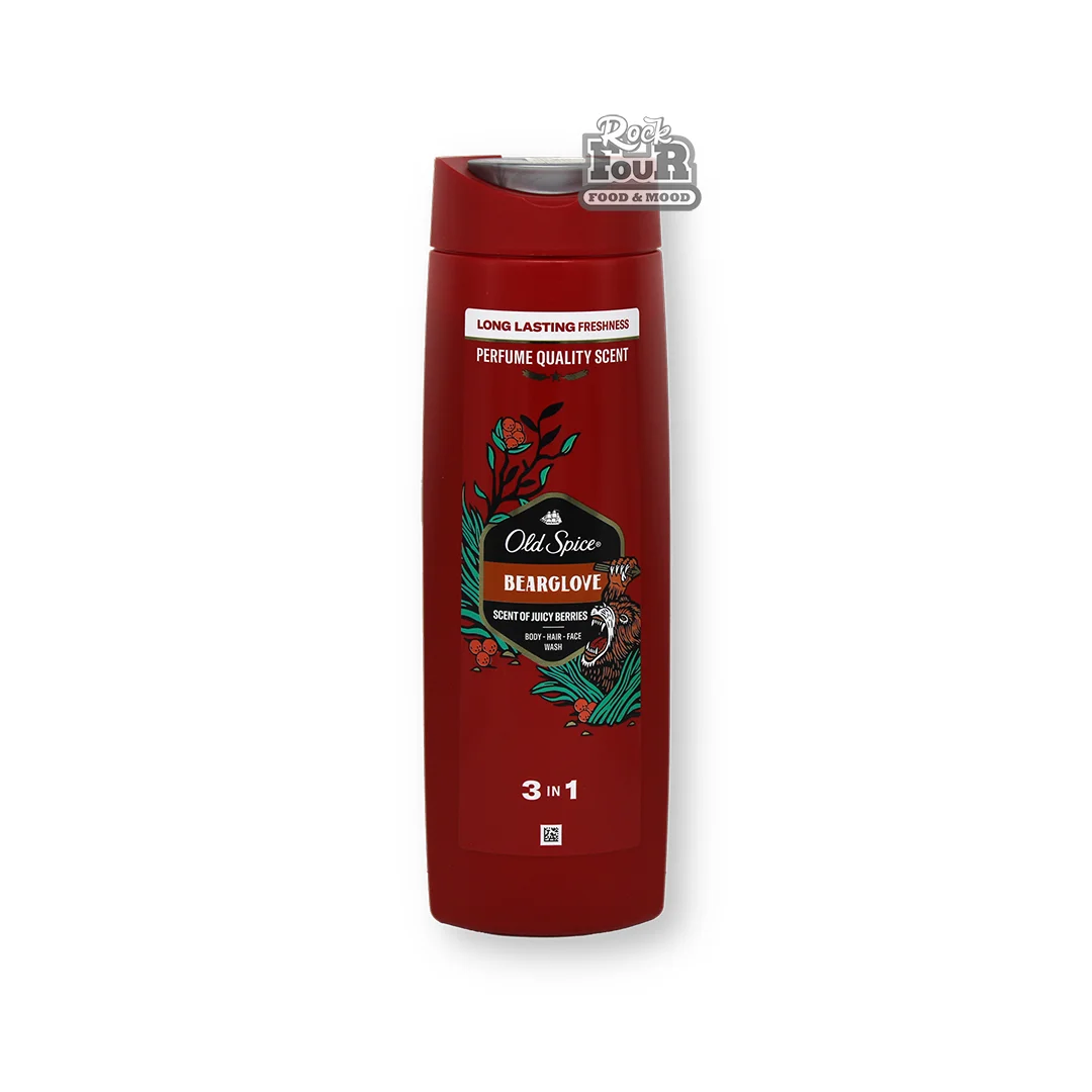 Shower gel "Old Spice Bearglove 3 in 1" 400ml